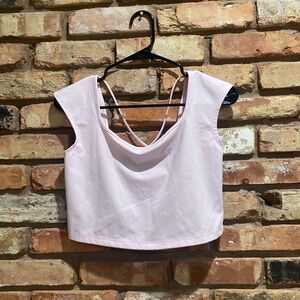 Wild Fable Light Pink Crop Top